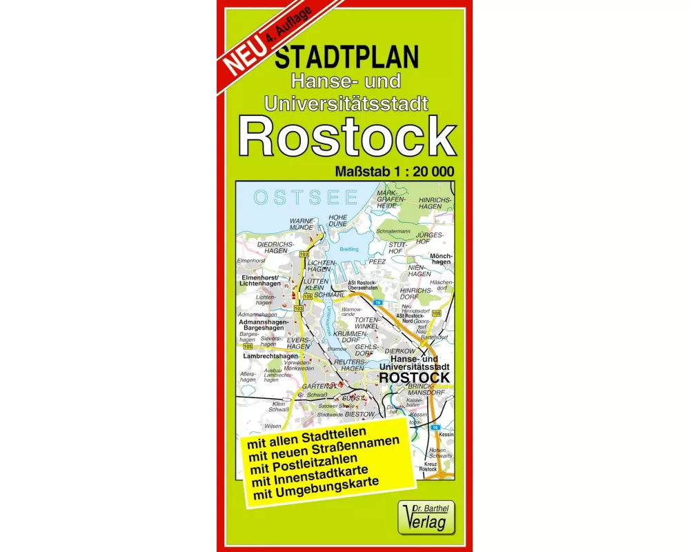 Stadtplan Hanse- und Universitätsstadt Rostock