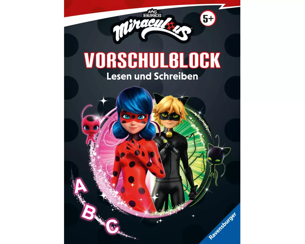 Miraculous - Mein Vorschulblock Lesen und Schreiben