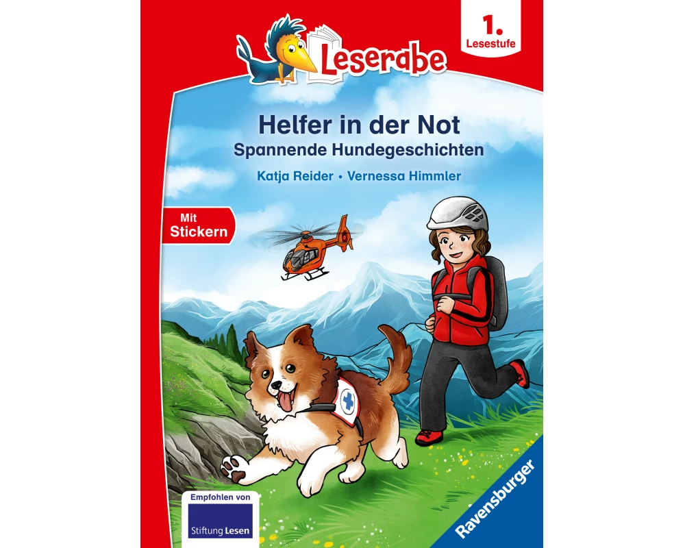 Leserabe 1. Lesestufe - Helfer in der Not. Spannende Hundegeschichten