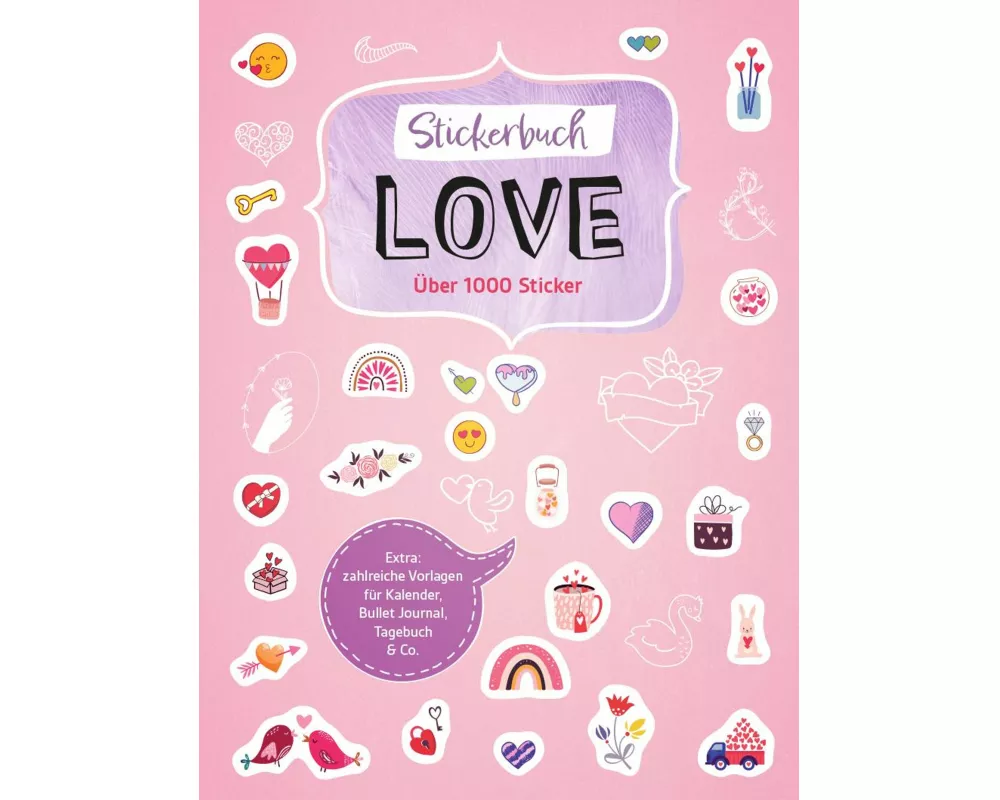 Stickerbuch Love I Über 1000 Sticker