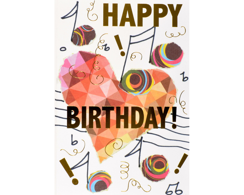 ABC Geburtstagskarte Noten 1120008500 B6