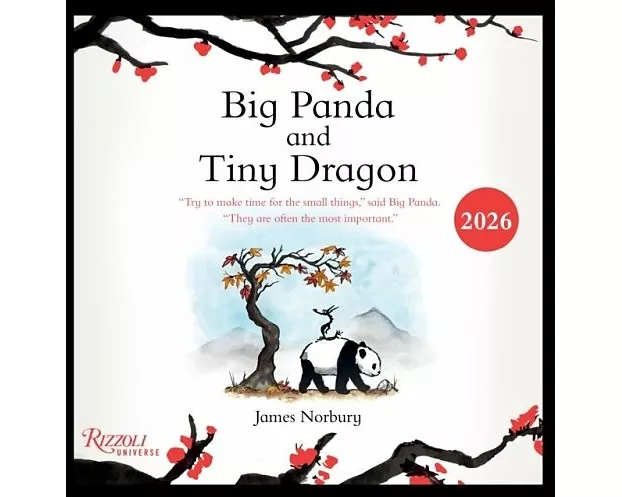 Big Panda and Tiny Dragon 2026 Wall Calendar