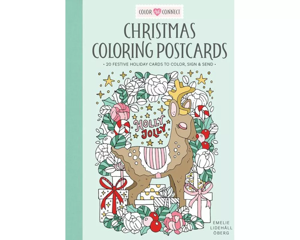 Christmas Coloring Postcards