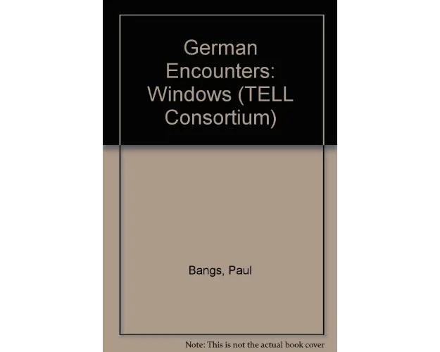 German Encounters: Windows