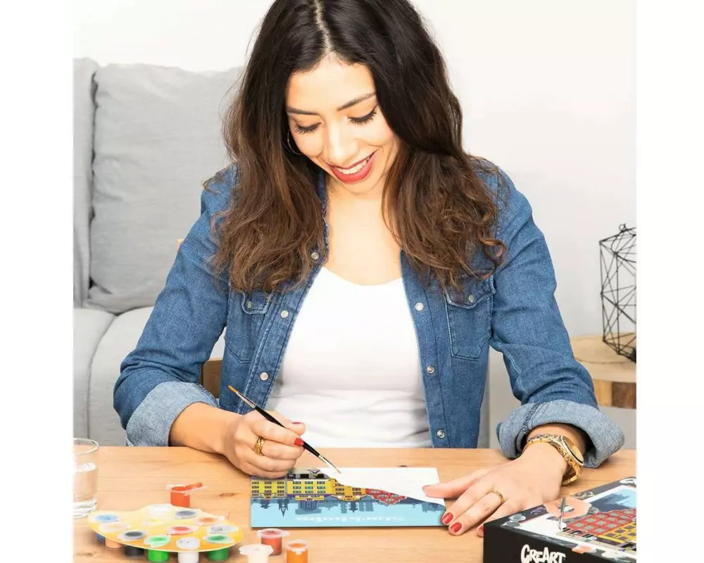 Ravensburger Malen nach Zahlen Buntes Stockholm ab 12 Jahren