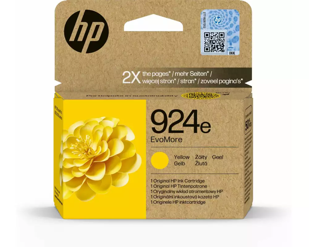 HP Tinte Nr. 924e (4K0U9NE) Yellow