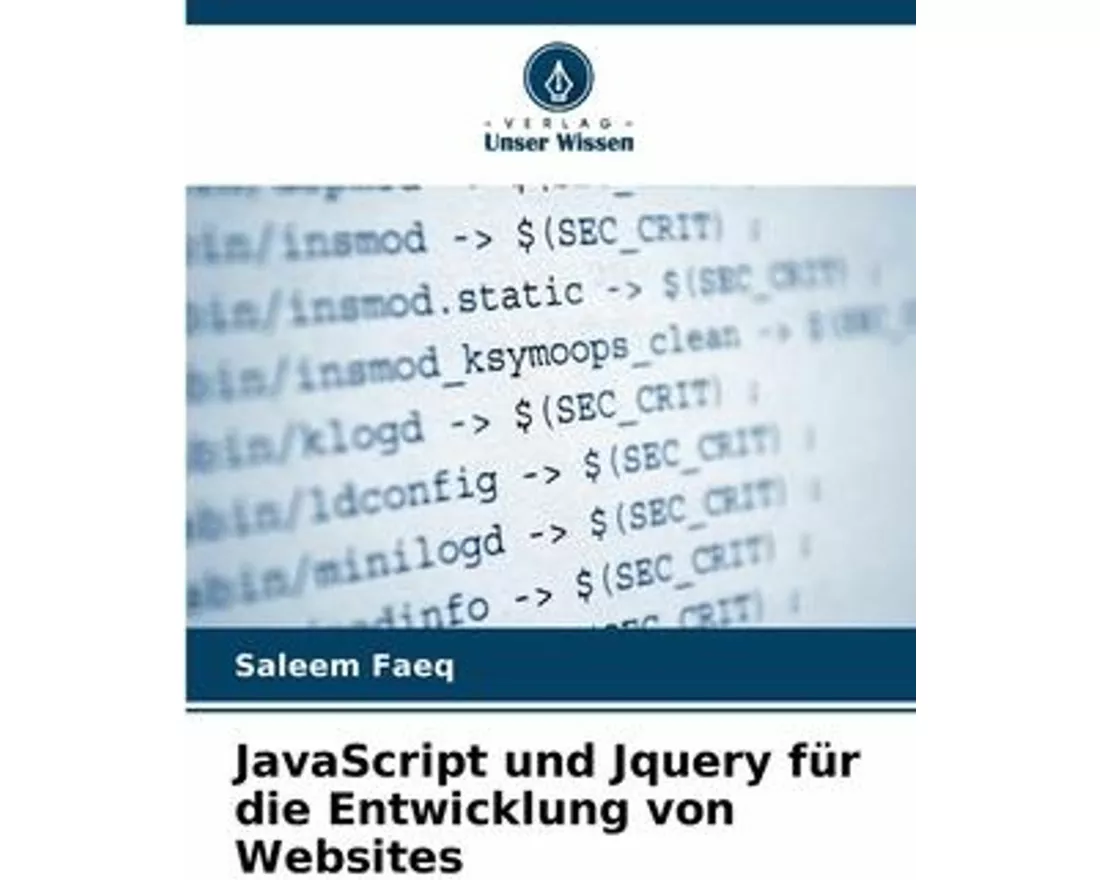 JavaScript und Jquery für die Entwicklung von Websites