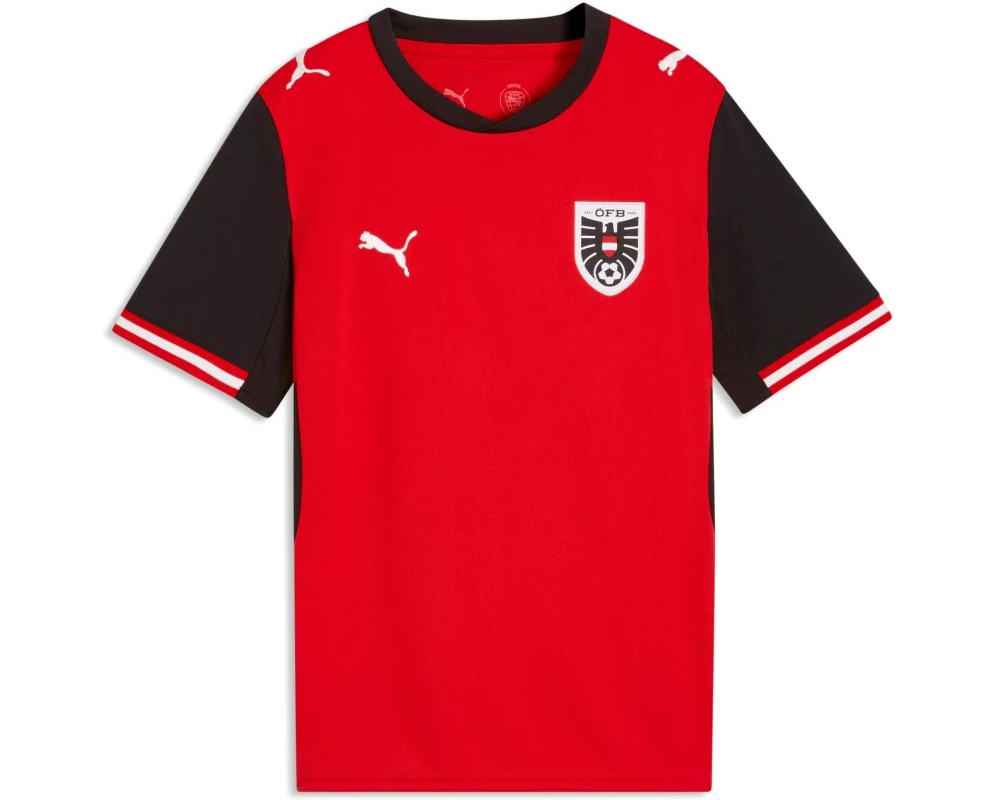 PUMA Jersey ÖFB Home Replica Jr Rot, 128