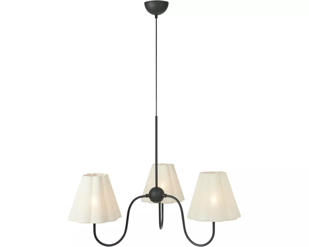 Markslöjd Pendelleuchte VEYA 3-flammig Schwarz / Beige