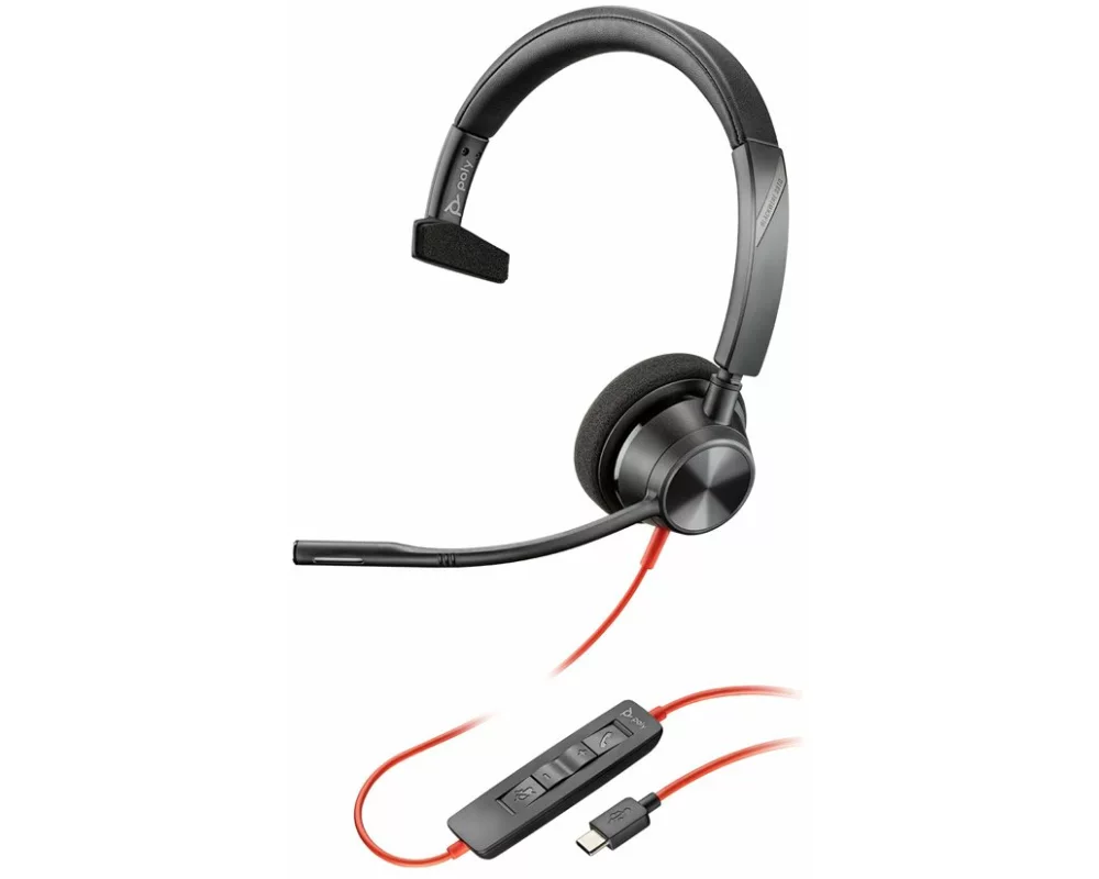 HP Poly Blackwire 3310, USB-C, Headset