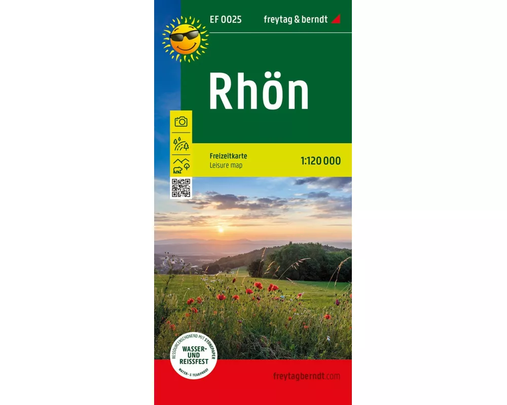 Rhön, Freizeitkarte 1:120.000, freytag & berndt