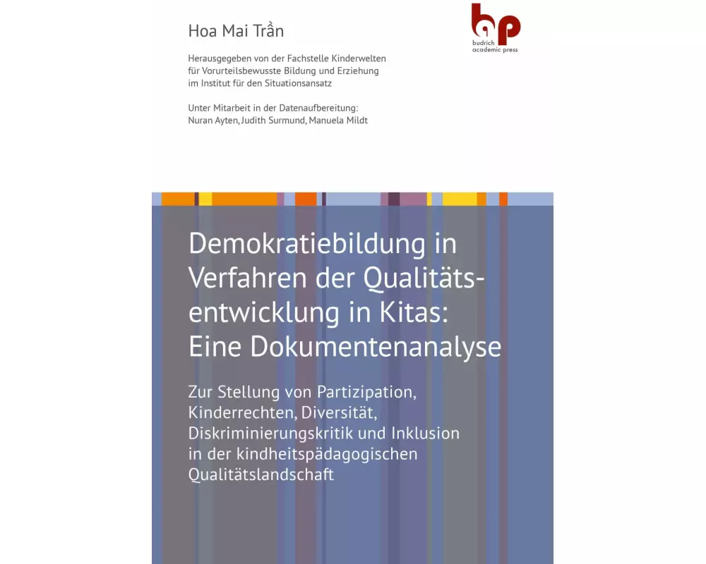 Demokratiebildung in Verfahren der Qualitätsentwicklung in Kitas: Eine Dokumentenanalyse