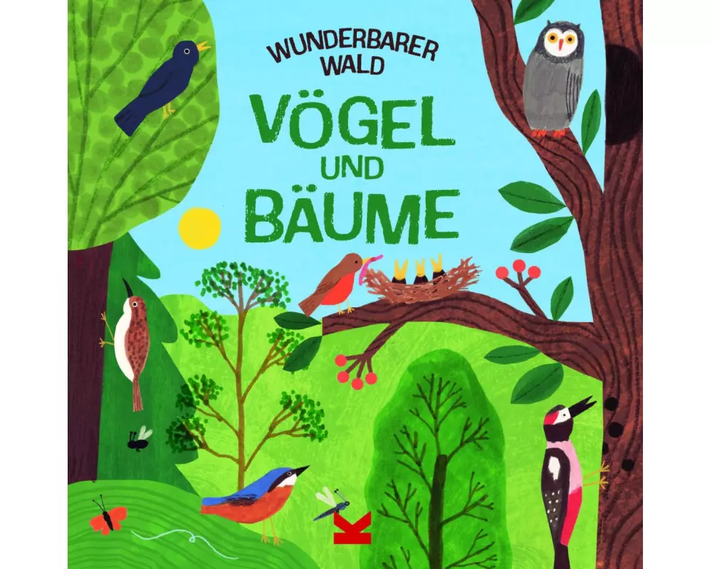 Wunderbarer Wald: Vögel und Bäume