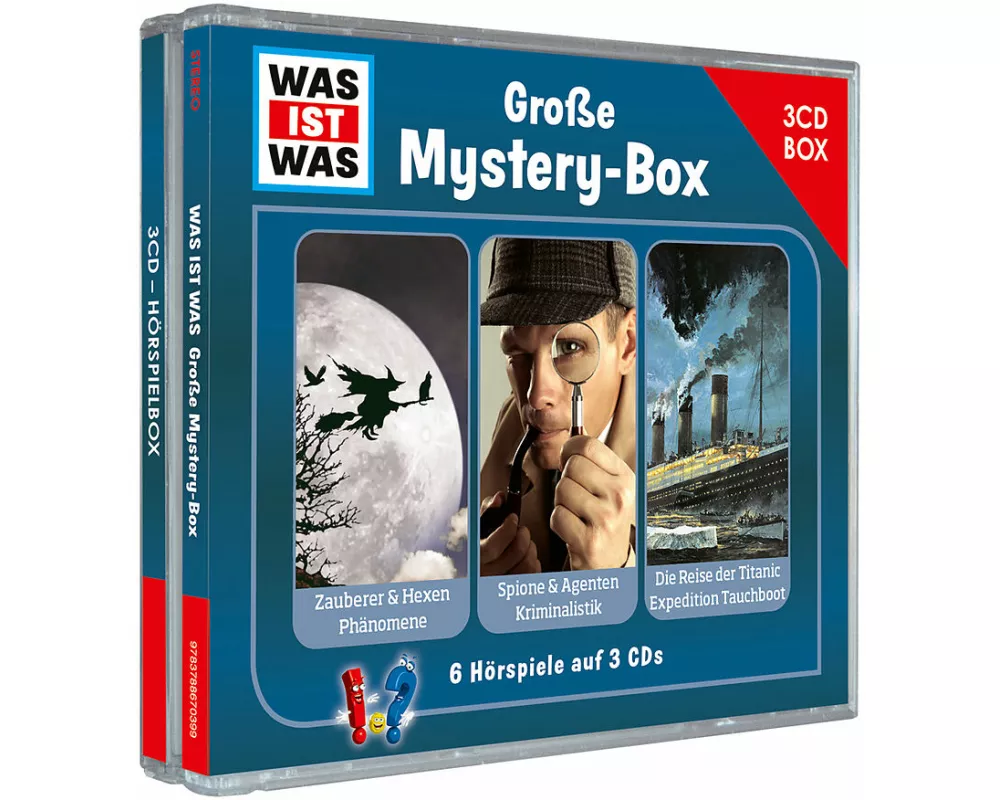 WAS IST WAS 3-CD Hörspielbox. Große Mystery-Box