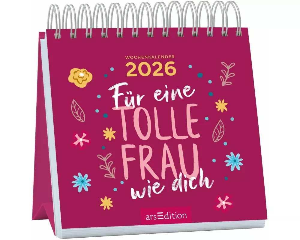 Mini-Wochenkalender Für eine tolle Frau wie dich 2026
