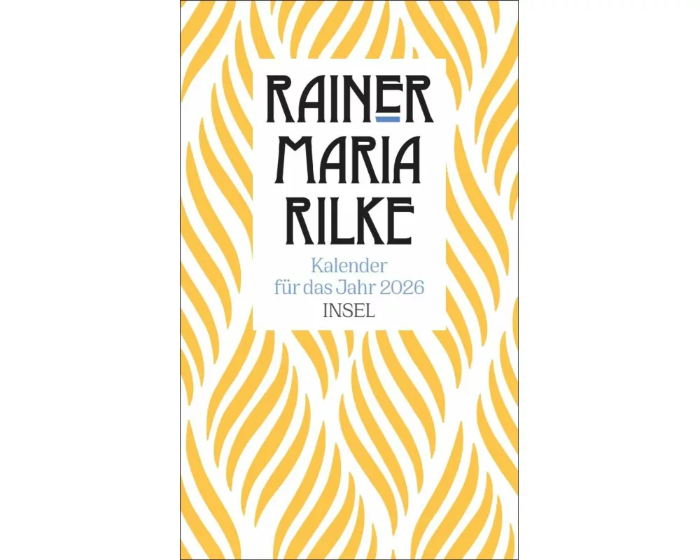 Rainer Maria Rilke Kalender für das Jahr 2026