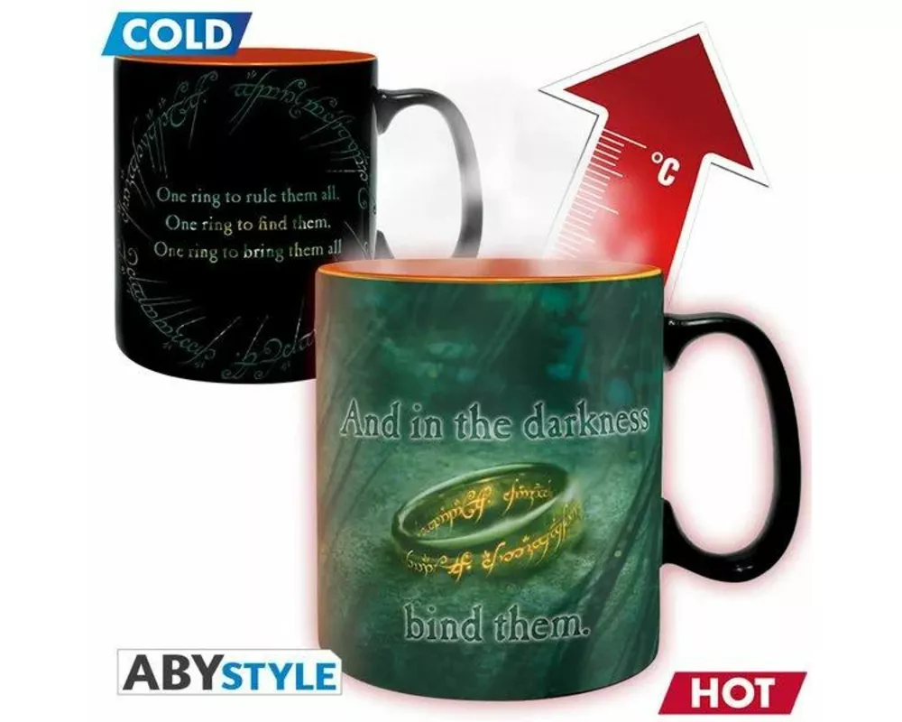 LORD OF THE RINGS - Mug Heat Change - 460 ml - Sauron-cardboard V2