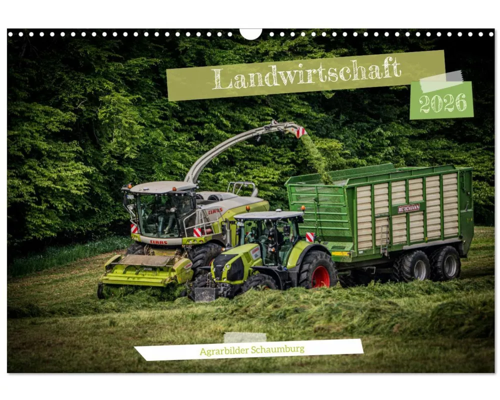 Landwirtschaft 2026 (Wandkalender 2026 DIN A3 quer), CALVENDO Monatskalender
