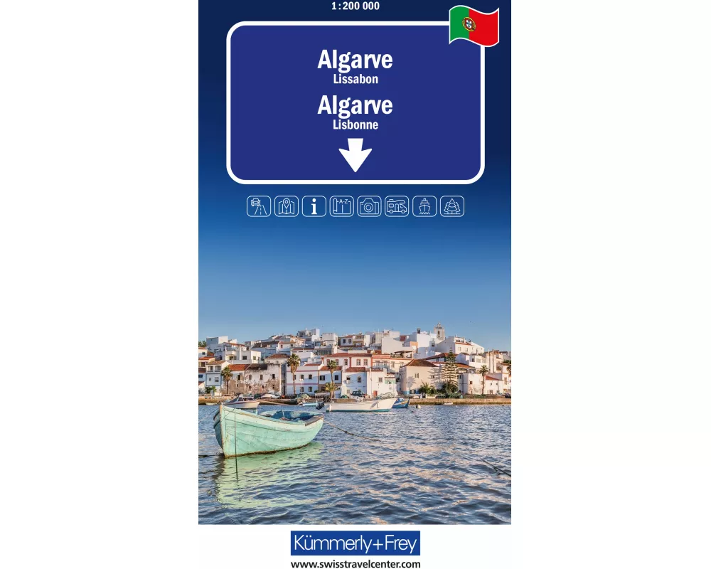 Kümmerly+Frey Regional-Strassenkarte Algarve 1:200.000