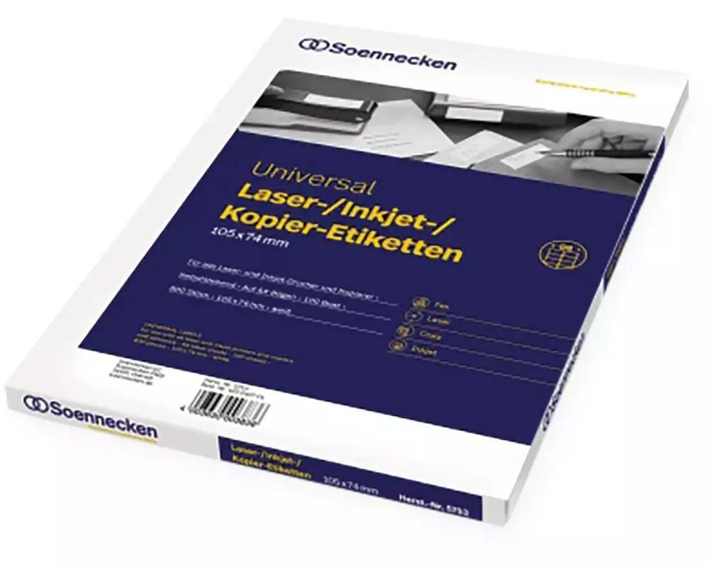 Soennecken Universal-Etiketten 10.5 x 7.4 cm, 800 Stück
