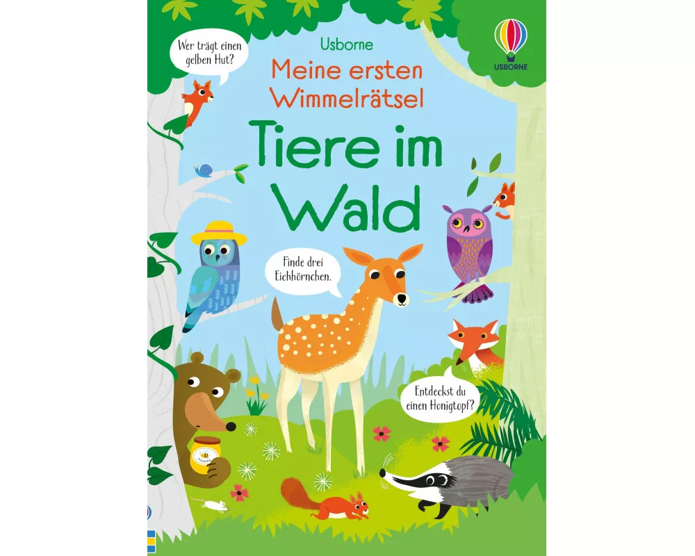 Meine ersten Wimmelrätsel: Tiere im Wald