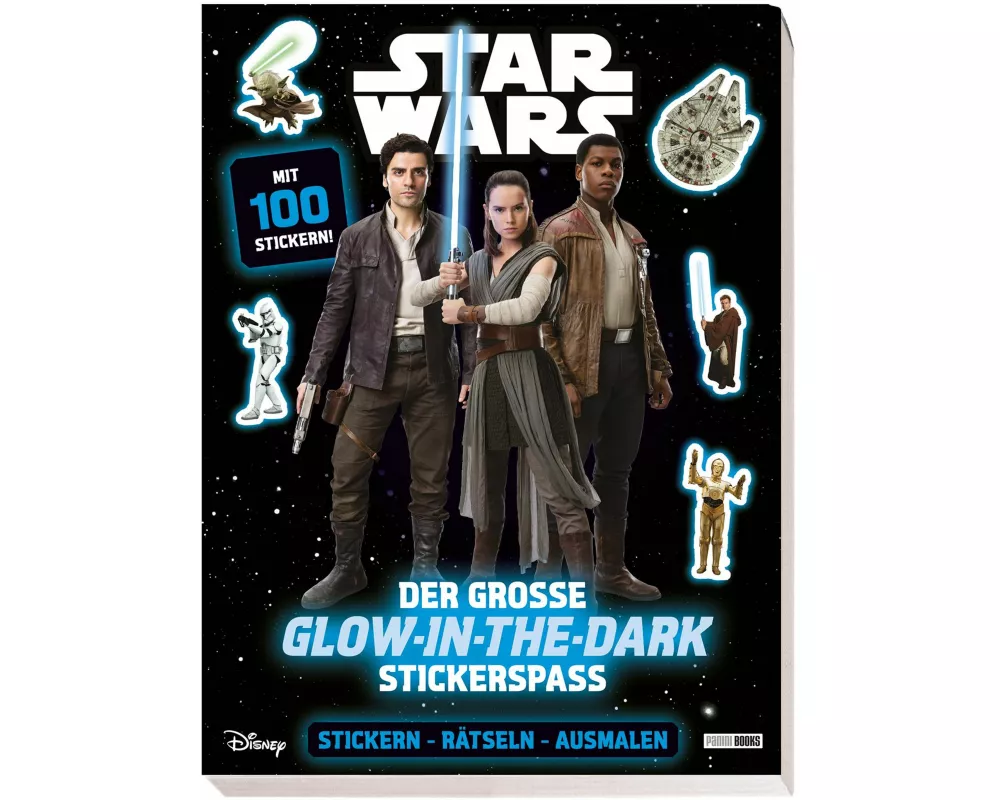 Disney Star Wars: Der große Glow-in-the-Dark-Stickerspaß: Stickern - Rätseln - Ausmalen