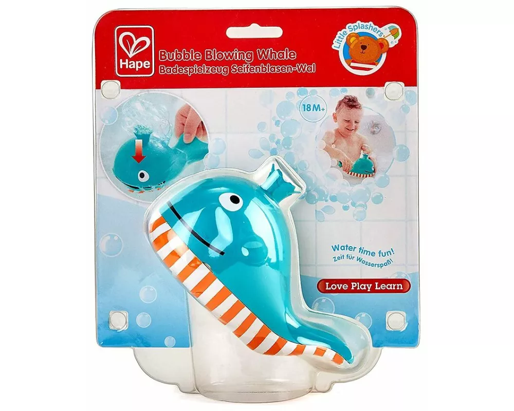 Hape - Badespielzeug Seifenblasen-Wal