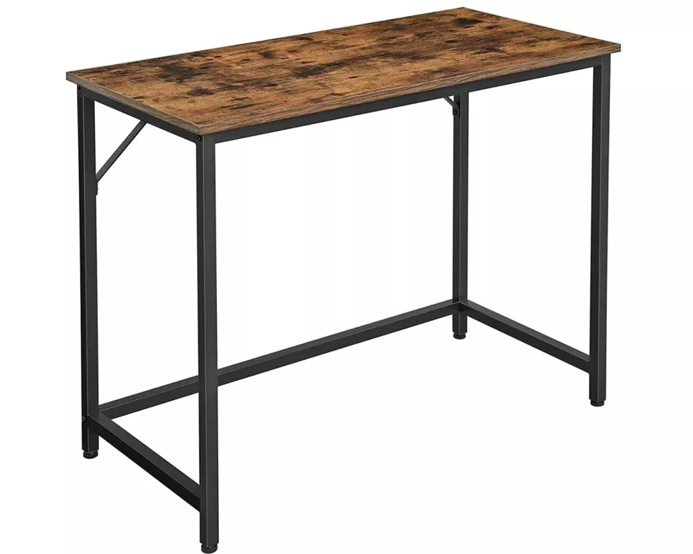 VASAGLE Konsolentisch 100 x 75 cm, Braun/Schwarz