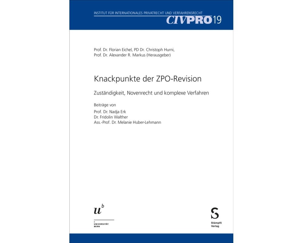 Knackpunkte der ZPO-Revision