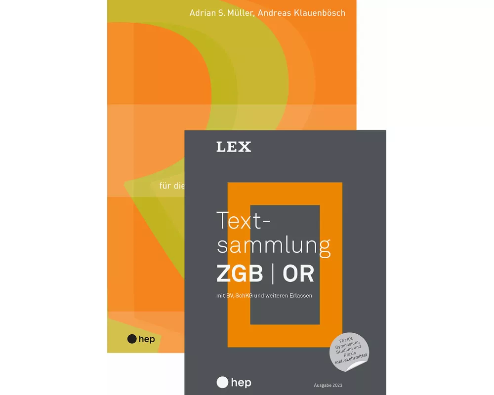 Spezialangebot «Textsammlung ZGB | OR» und «Recht»