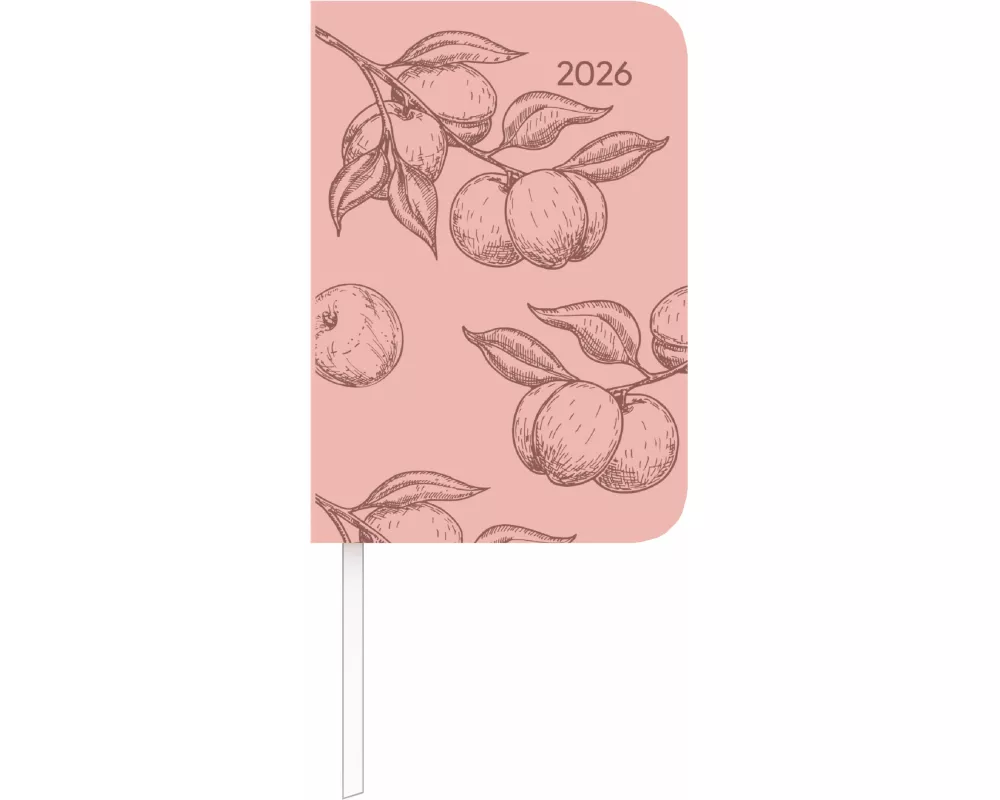 Alpha Edition - Lady Journal Mini Deluxe Salmon 2026 – Taschenkalender 8×12 cm – Weekly – 144 Seiten – hochwertiger Mini-Planer mit Tucson-Einband & M