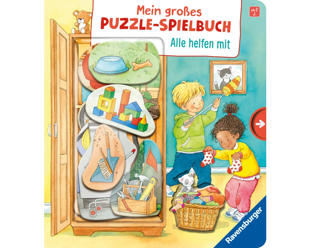 Mein großes Puzzle-Spielbuch - Alle helfen mit