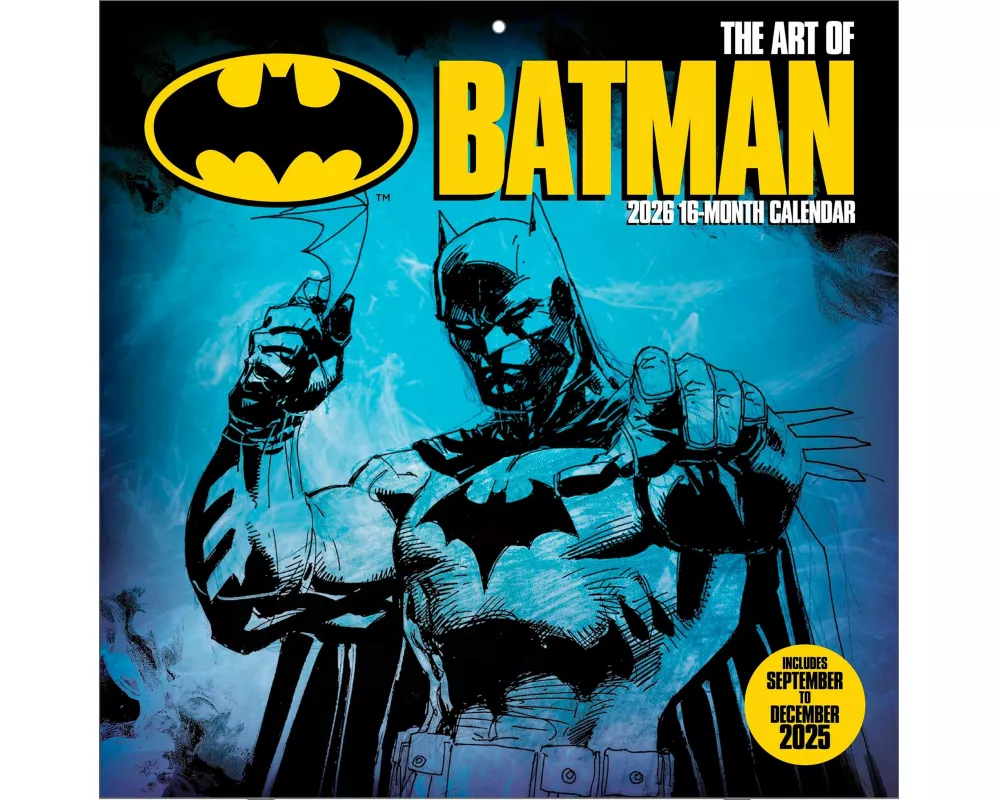 Pyramid - BATMAN 2026 – Broschürenkalender 30×30 cm mit düsteren Gotham-Artworks – Wandkalender für DC-Fans & Sammler des Dark Knight