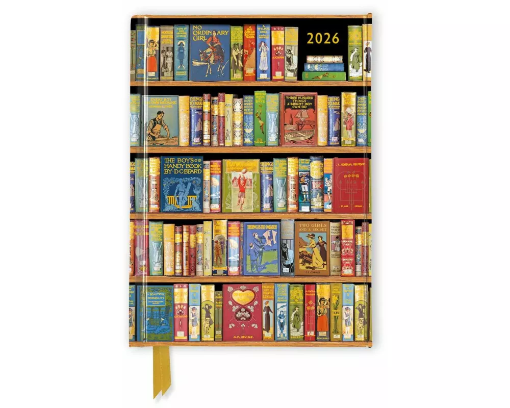 Bodleian Libraries: Bookshelves 2026 Luxury Pocket Diary Planner - Week to View