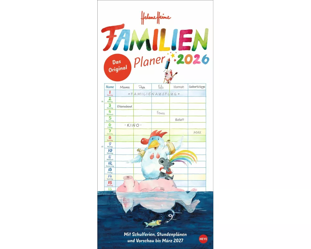 Helme Heine: Familienplaner 2026
