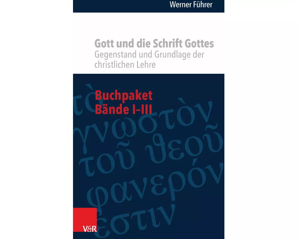 Buchpaket - Gott und die Schrift Gottes