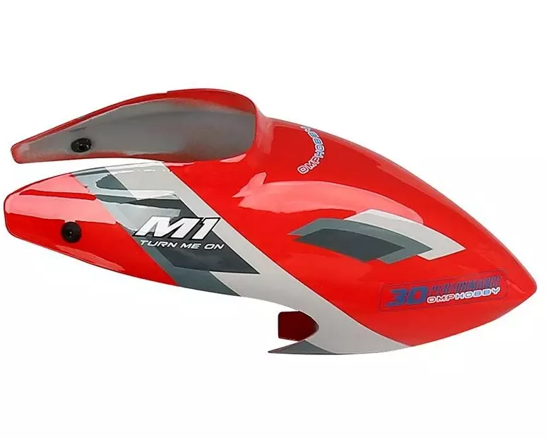 OMPHobby Kabinenhaube Rot M1 Evo