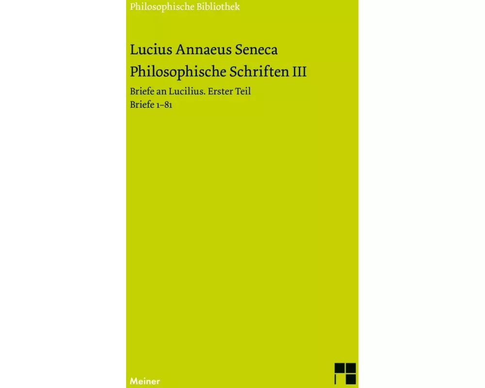 Philosophische Schriften III