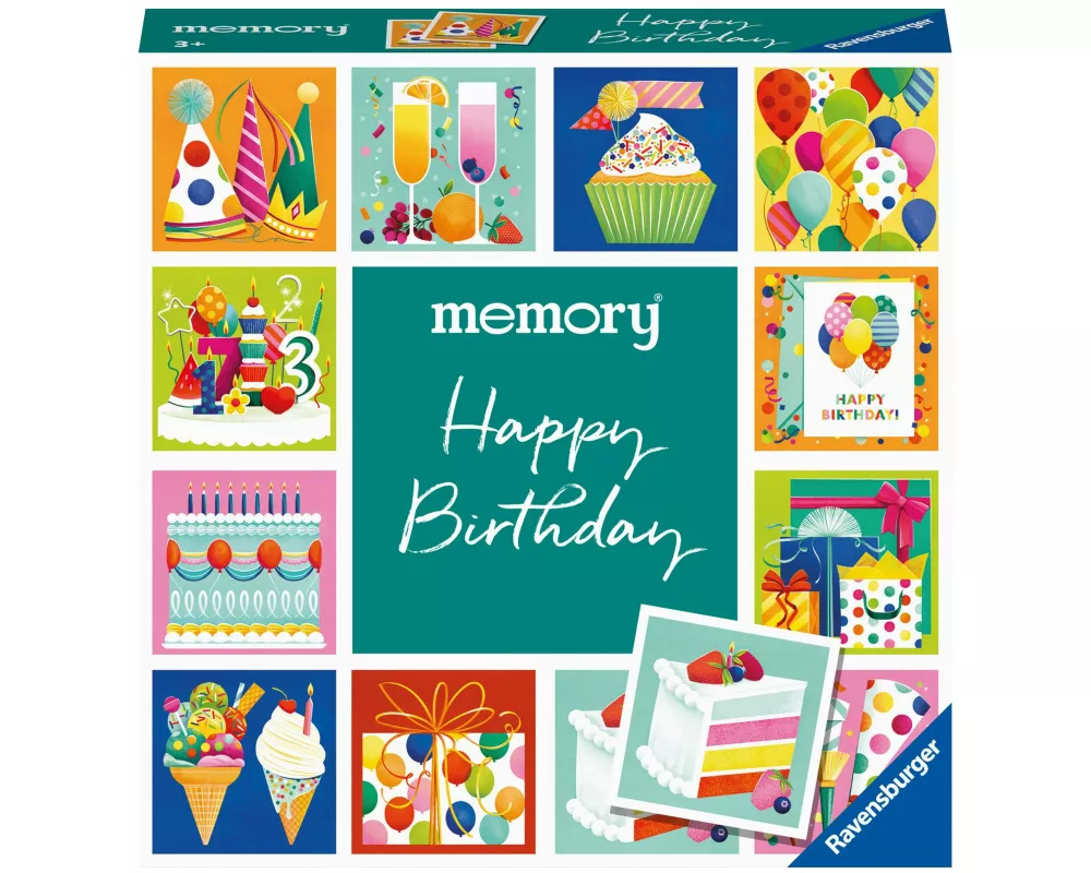 memory moments - Happy Birthday - Gesellschaftsspiel & Brettspiel ab 3 Jahre