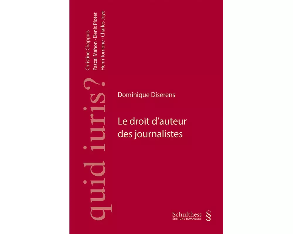 Le droit d'auteur des journalistes