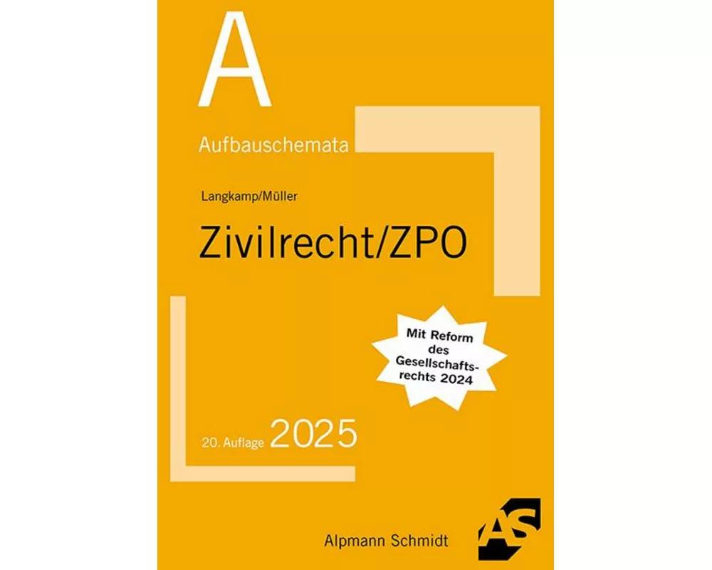 Aufbauschemata Zivilrecht / ZPO