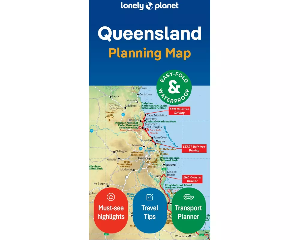 Lonely Planet Queensland Planning Map