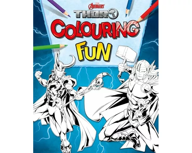 Marvel Avengers Thor: Colouring Fun