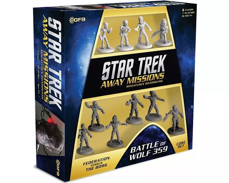 Star Trek Away Teams Starter Set: Wolf 359 (Federation: Riker +3 Vs Locutus +5)