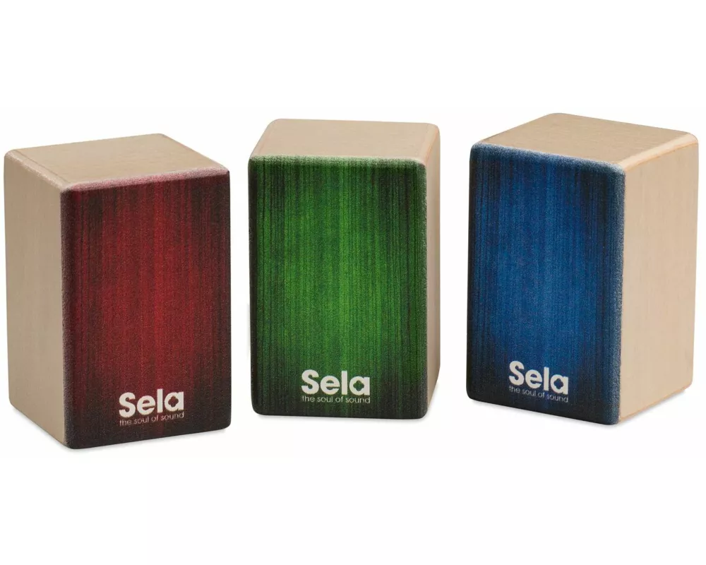 Mini Cajon Shaker Set (Soft, Medium, Hard)