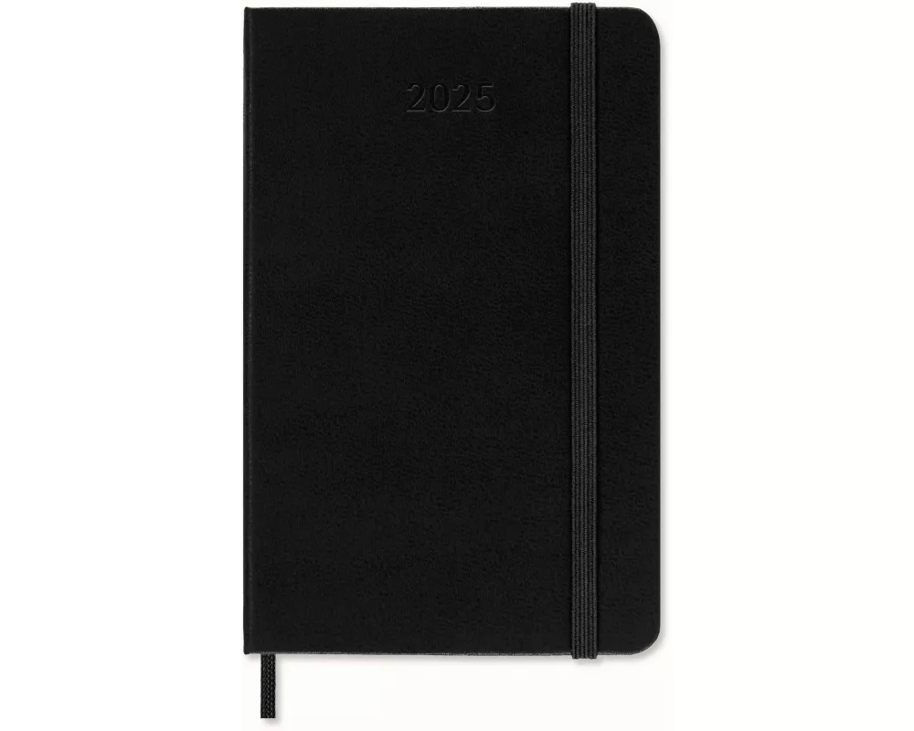 MOLESKINE Taschenagenda Hard Cover Weekly, schwarz, Jahrgang 2025