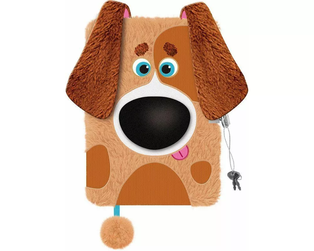 Tagebuch Plüsch "PREMIUM Bernard the Dog", DIN A 5, 96 Seiten