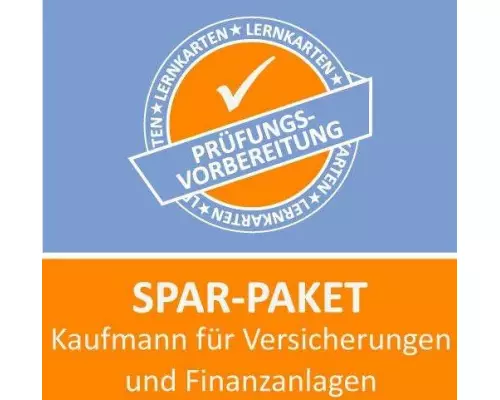 Lernkarten Paket Kaufmann für Versicherungen und Finanzanlagen
