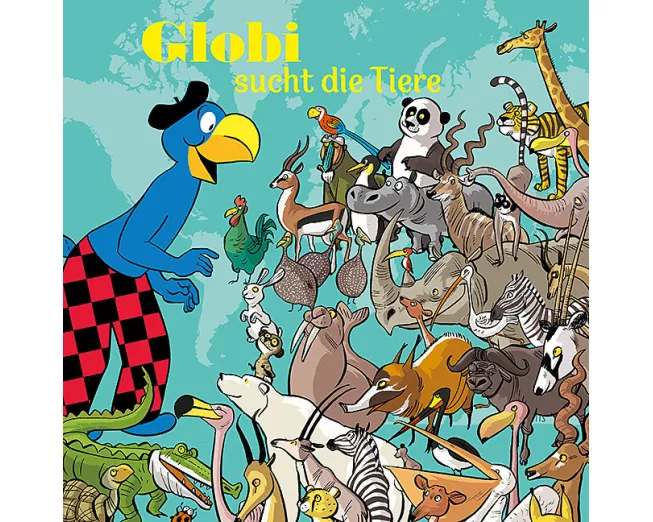 Globi sucht die Tiere