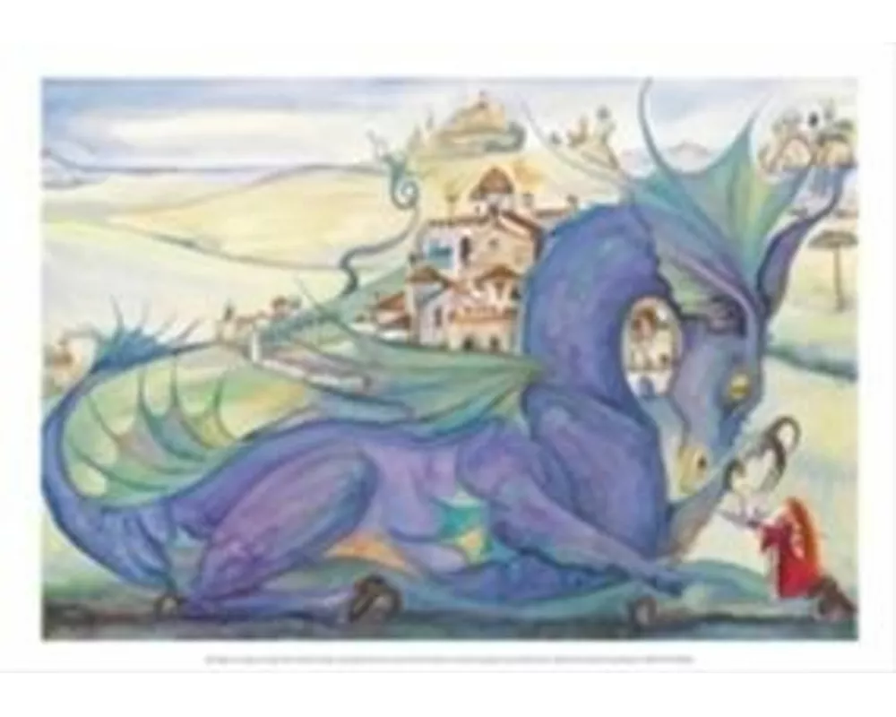 Jackie Morris Poster: My Dragon is as Big as a Village
